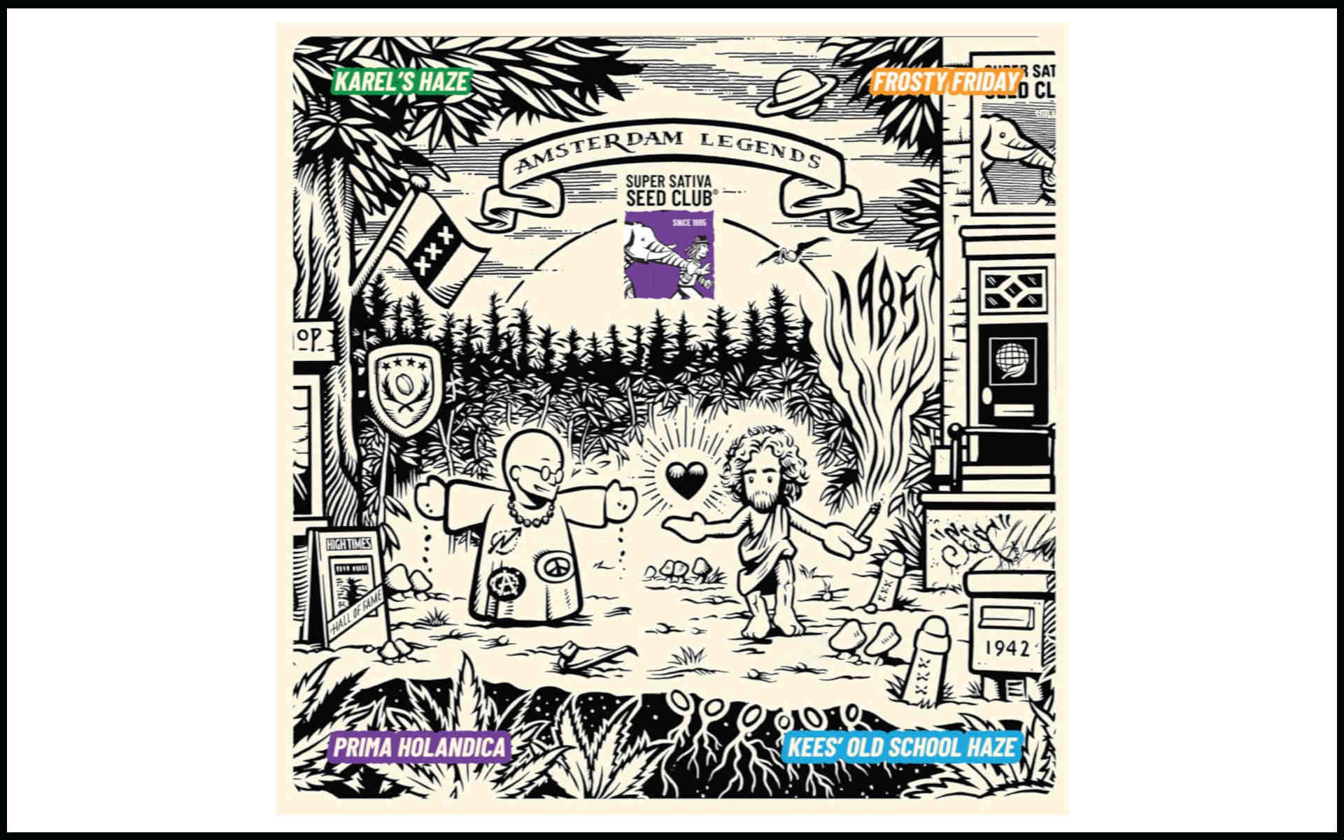 Super Sativa Seed Club marihuana