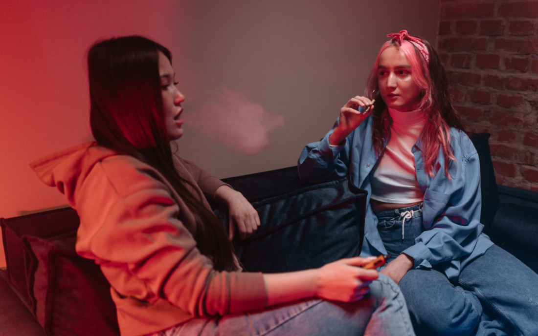 Dziewczyny po zażyciu marihuany