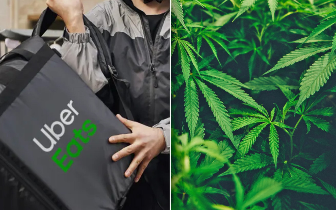 Marihuana w Uber Eats