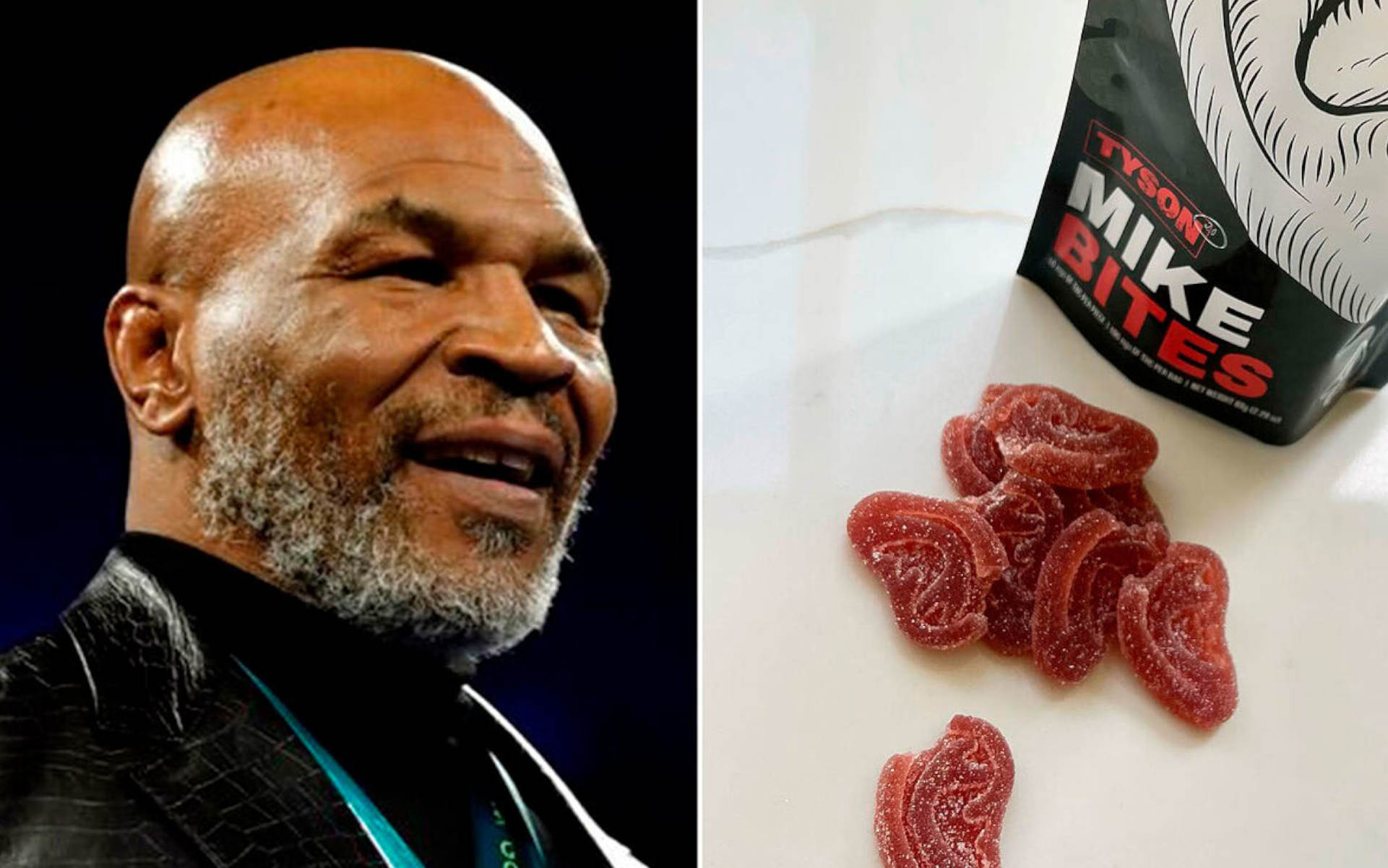 Mike Tyson sprzedaje żelki z marihuaną w kształcie ucha